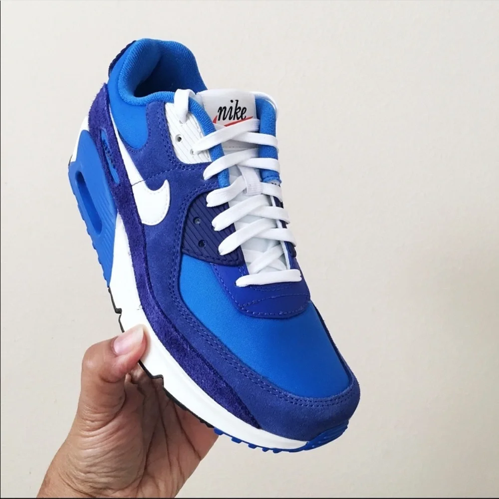 Nike Women's Air Max Sneakers in Blue and White